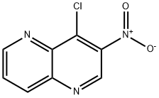 4-chloro-3-nitro-1,5-naphthyridine Struktur