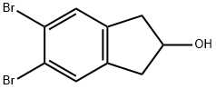 5,6-Dibromo-indan-2-ol Struktur