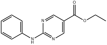 5-Pyrimidinecarboxylic acid, 2-(phenylamino)-, ethyl ester