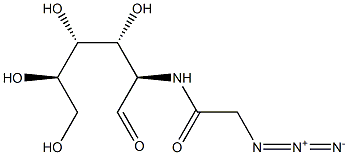 2-[(2-Azidoacetyl)amino]-2-deoxy-D-galactose Struktur