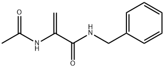 2-(Acetylamino)-N-(phenylmethyl)-2-propenamide Struktur