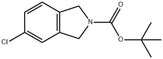 tert-butyl-5-chloroisoindoline-2-carboxylate Struktur