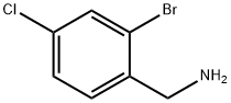 (2-bromo-4-chlorophenyl)methanamine Struktur