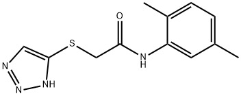 N-(2,5-dimethylphenyl)-2-(1H-1,2,3-triazol-5-ylsulfanyl)acetamide Struktur