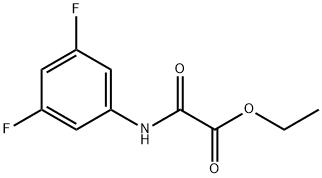 ethyl 2-((3,5-difluorophenyl)amino)-2-oxoacetate Struktur