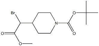 tert-butyl 4-(1-bromo-2-methoxy-2-oxoethyl)piperidine-1-carboxylate