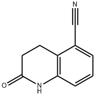 2-oxo-1,2,3,4-tetrahydroquinoline-5-carbonitrile Struktur