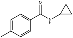 Benzamide, N-cyclopropyl-4-methyl- Struktur