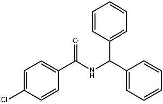 4-chloro-N-(diphenylmethyl)benzamide Struktur