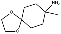 8-methyl-1,4-dioxaspiro[4.5]decan-8-amine Struktur