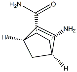 (1S,2S,3R,4R)-3-aminobicyclo[2.2.1]hept-5-ene-2-carboxamide Struktur