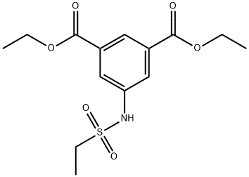 diethyl 5-(ethylsulfonamido)isophthalate Struktur