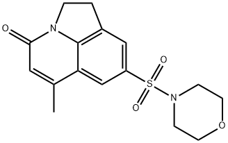 6-methyl-8-(morpholinosulfonyl)-1H-pyrrolo[3,2,1-ij]quinolin-4(2H)-one Struktur