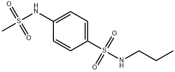 4-[(methylsulfonyl)amino]-N-propylbenzenesulfonamide Struktur