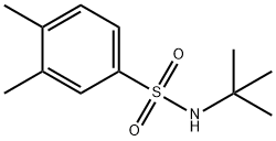 N-(tert-butyl)-3,4-dimethylbenzenesulfonamide Struktur