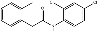 N-(2,4-dichlorophenyl)-2-(2-methylphenyl)acetamide Struktur