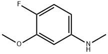 (4-Fluoro-3-methoxy-phenyl)-methyl-amine Struktur