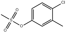 4-CHLORO-3-METHYLPHENYL METHANESULFONATE Struktur