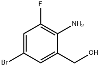 (2-amino-5-bromo-3-fluorophenyl)methanol Struktur