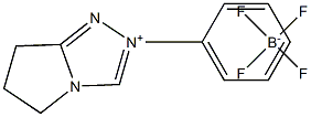 6,7-dihydro-2-phenyl-5H-Pyrrolo[2,1-c]-1,2,4-triazolium  tetrafluoroborate Struktur