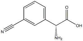 (2R)-2-AMINO-2-(3-CYANOPHENYL)ACETIC ACID Struktur