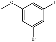 1-bromo-3-iodo-5-methoxybenzene Struktur