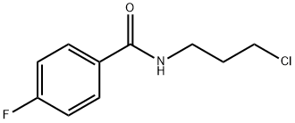 N-(3-chloropropyl)-4-fluorobenzamide Struktur