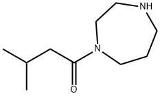 1-(1,4-diazepan-1-yl)-3-methylbutan-1-one Struktur