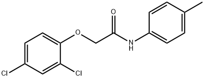 2-(2,4-dichlorophenoxy)-N-(4-methylphenyl)acetamide Struktur