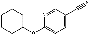 6-(cyclohexyloxy)-3-Pyridinecarbonitrile Struktur