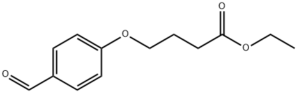 ethyl 4-(4-formylphenoxy)butanoate Struktur