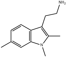 [2-(1,2,6-trimethyl-1H-indol-3-yl)ethyl]amine hydrochloride Struktur