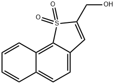 Naphtho[1,2-b]thiophene-2-methanol, 1,1-dioxide Struktur