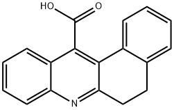 5,6-dihydrobenzo[a]acridine-12-carboxylic acid Struktur