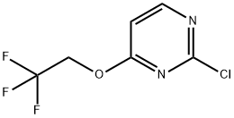 2-chloro-4-(2,2,2-trifluoroethoxy)pyrimidine Struktur