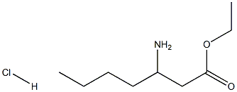 Ethyl 3-aminoheptanoate hydrochloride Struktur