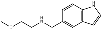 N-((1H-indol-5-yl)methyl)-2-methoxyethanamine Struktur