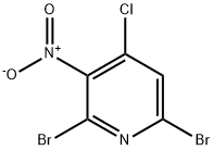 2,6-dibromo-3-nitro-4-chloropyridine Struktur