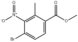 methyl 4-bromo-2-methyl-3-nitrobenzoate Struktur