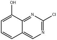 8-Quinazolinol, 2-chloro- Struktur