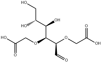 2,3-Di-O-carboxymethyl-D-glucose Struktur