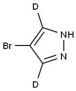 4-Bromo-1H-pyrazole-3,5-d2 Struktur