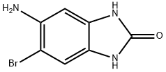 5-Amino-6-bromo-1,3-dihydro-2H-benzimidazol-2-one Struktur