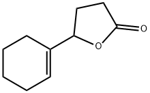 2(3H)-Furanone, 5-(1-cyclohexen-1-yl)dihydro-
 Struktur