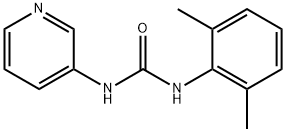 1-(2,6-DIMETHYLPHENYL)-3-(3-PYRIDYL)UREA Struktur