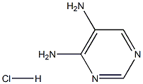 pyrimidine-4,5-diamine hydrochloride Struktur