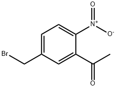 1-(5-Bromomethyl-2-nitro-phenyl)-ethanone Struktur