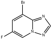 8-Bromo-6-fluoro-[1,2,4]triazolo[1,5-a]pyridine Struktur