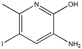 3-Amino-5-iodo-6-methyl-pyridin-2-ol Struktur