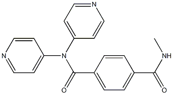 N,N-BIS-PYRIDIN-4-YLMETHYL-TEREPHTHALAMIDE Struktur